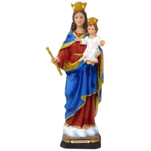 Maria Auxiliadora 12" Inches Tall Statue Saint Mary Auxiliary Brand new Religious Decor Catholic  Estatua