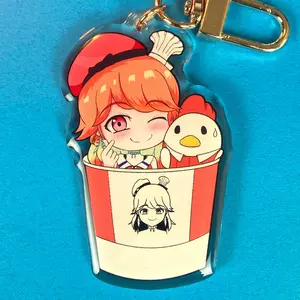 Takanashi Kiara Hololive EN Myth Acrylic Keychains, Takanashi Kiara Keychain, Anime Keychains, Anime Lovers Gift Keychain, Kawaii Keyring Accessories