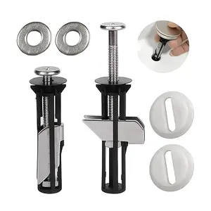 Universal Toilet Seat Bolt kit,Screws,Quick Release,Easy to Install- Toilet Seat Replacement Parts Kit,Toilet Cover Maintenance Accessories,Fixing Accessories