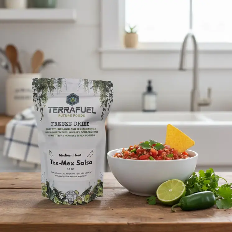 Tex-Mex Salsa - Freeze Dried | Bold Southwest Flavor | No Preservatives