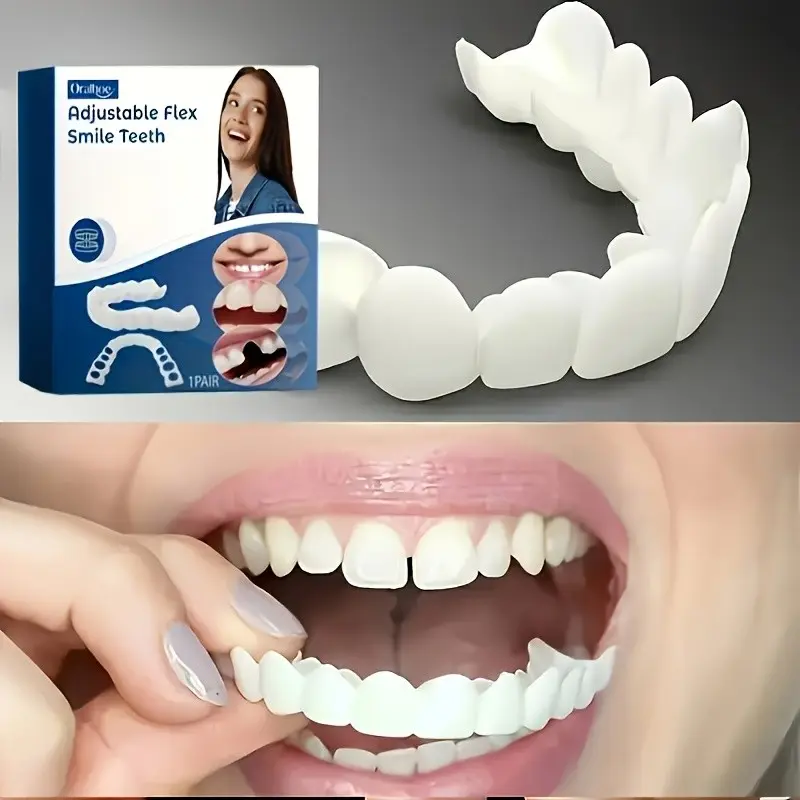 Dentures That Are Easy to Wear, Accommodating All Types of, Easy to Apply And Remove, Ideal for Those Without, And a Great Gift for Birthdays, Holidays, Or Parties