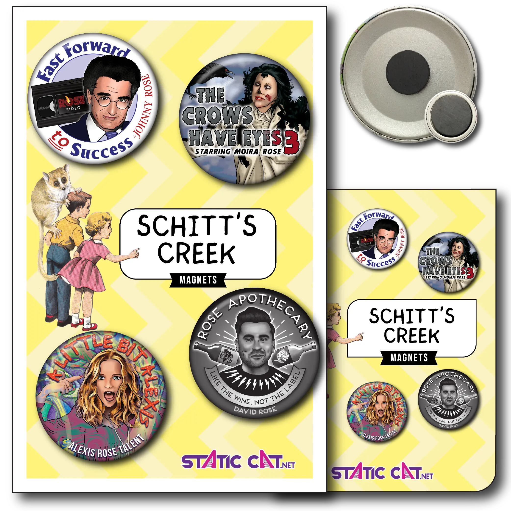 Schitt's Creek (4-Pack) - Magnets