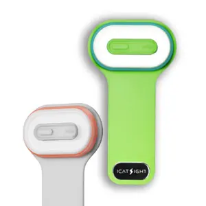 ICATSIGHT Running Lights for Runners, Walking Light for Night Walking, with 5 Lighting Modes, N52 Stronger Magnet, Silicone Exquisite Design, Fast Charging, IP64