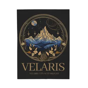 Velaris City ACOTAR Blanket Velaris Court Of Dreams Blanket The Night Court Blanket SJM Merch City of Starlight Blanket Velaris Blanket
