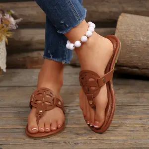 Womens Flat Sandals Flip Flops Casual Slip on Comfortable Thong Beach Sandals for Women Dressy Springfresh