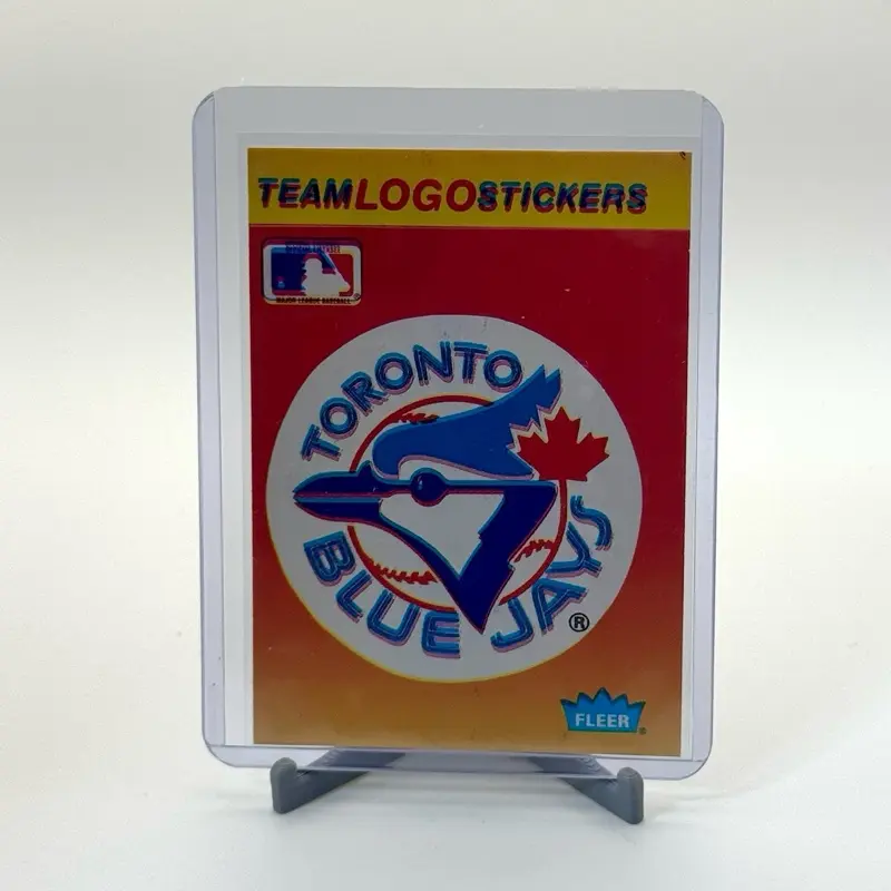 1991 Fleer Vintage Jays Toronto Blue Jays Baseball Top 10 Team Bird Logo Sticker, Classic Bird Logo Collectible Sports Trading Accessory