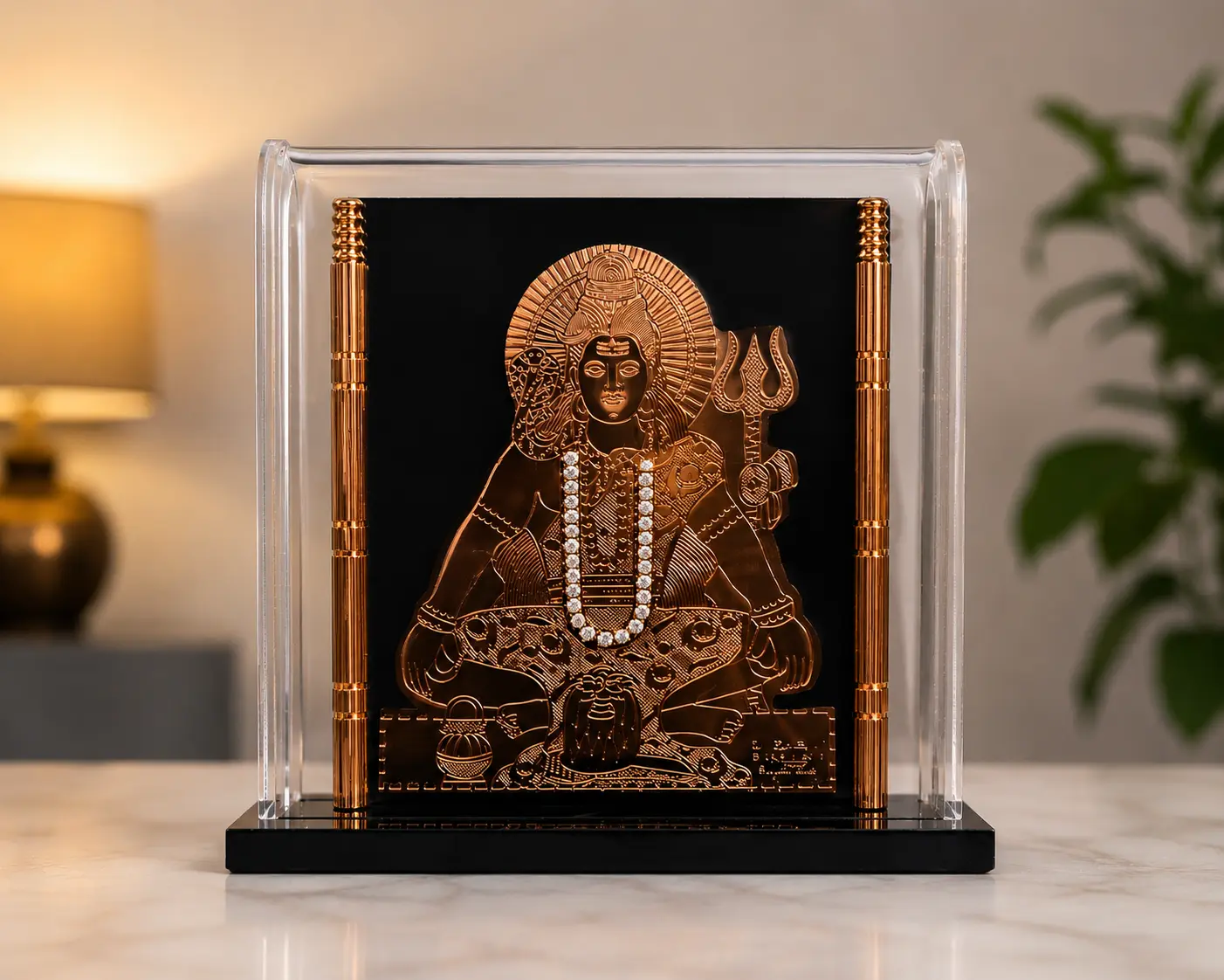 Lord Shiva Acrylic Decorative Plaque | Spiritual | Home & Car Décor