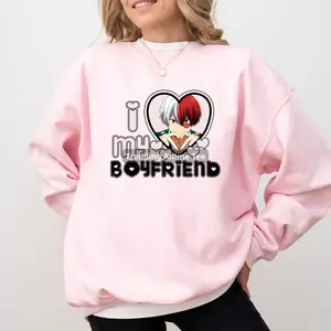 I love My Boyfriend Shoto Todoroki Shirt, Shoto MHA Shirt, Valentine Shirt, Trending Anime Tee, Gift For Fans, For Men, For Women