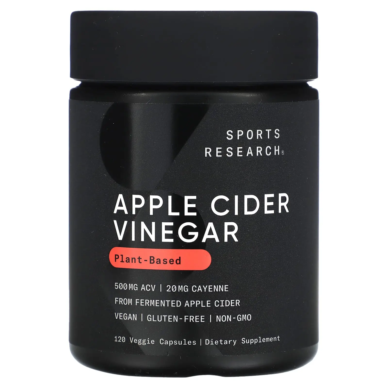 Sports Research Apple Cider Vinegar, 120 Veggie Capsules Sports Research Apple Cider Vinegar, 120 Veggie Capsules