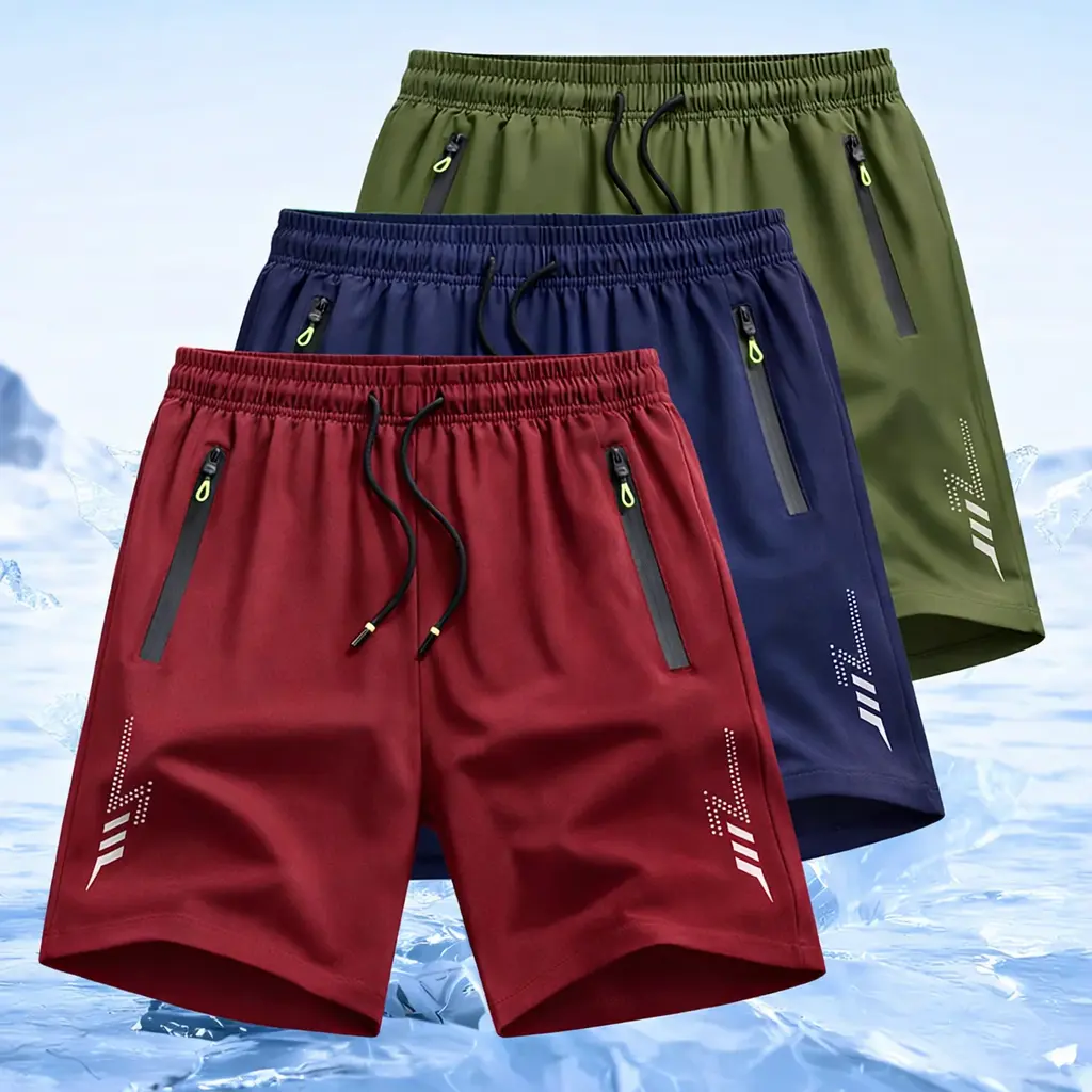 Red + Dark Blue + Army Green