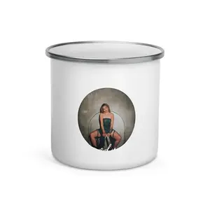 White Enamel Mug