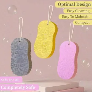 Magic Exfoliating Bath Sponge,3D Soft Exfoliating Bath Sponge,Skin Friendly And Reusable