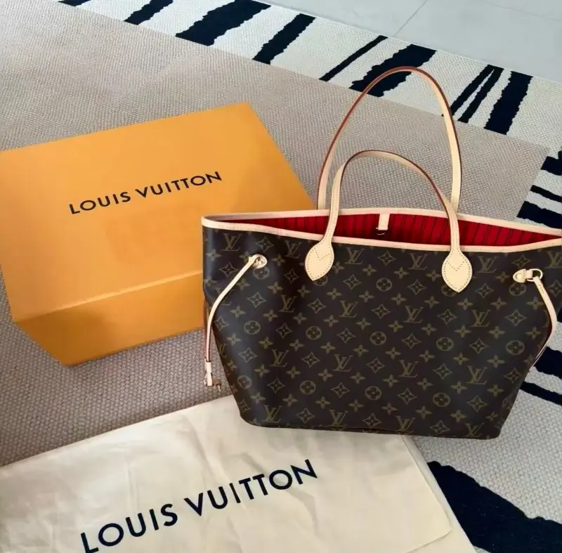 ‮ VL  ‬Women Large Vintage Print Canvas Tote Bag Open Top Design Drawstring Inner Detail Everyday Travel Shopper Bag