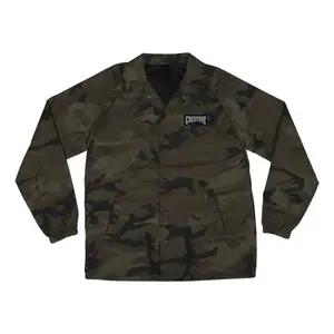 Creature Coat Logo Trench Coach Windbreaker Camo