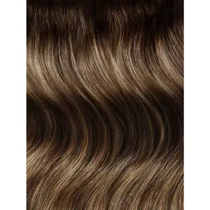 20" Dimensional Sunkissed Brown Scalp Hair Fill-Ins & Seamless Clip-Ins Bundle (230g)