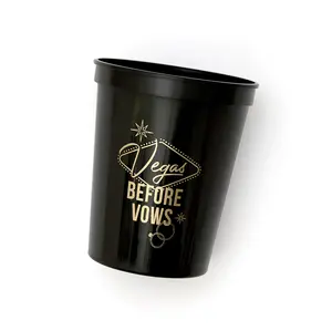 For Your Party Las Vegas Bachelorette Party Cups | Pack of 12, 16oz Stadium Cups | Vegas-Before-Vows | Vegas Themed Wedding, Bachelorette, Cowgirl Theme Party Decorations & Supplies