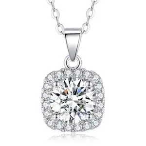 [ # A321](Aaron)Synthetic Moissanite  Fashion jewelry Necklace