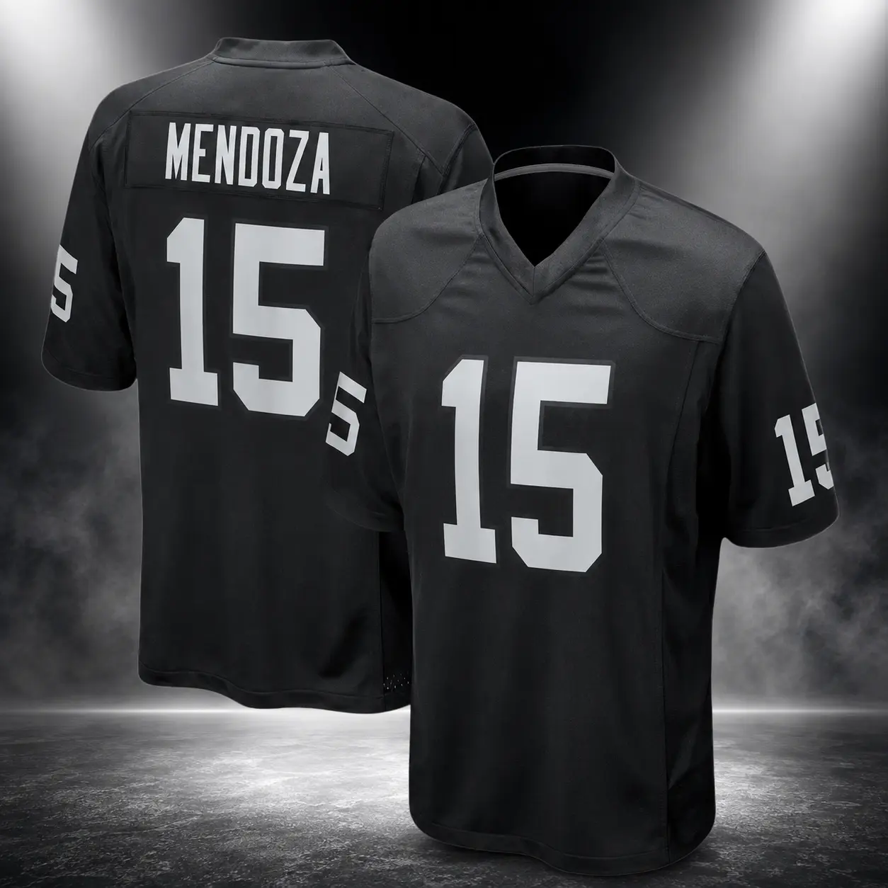Men's Mendoza #15 American Football Collectible Jersey - Stylish, Comfortable, Breathable Sports Game Apparel, Gift For Fans, Trending 2026