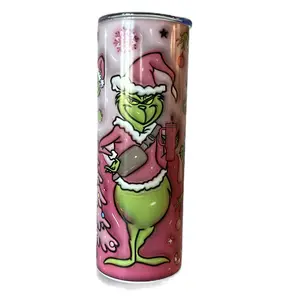 20oz skinny glowGrinch tumbler