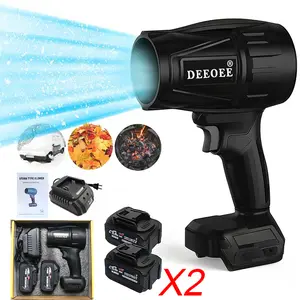 DEEOEE Turbo Jet Blower,Leaf Blower, Violent Turbo Fan,Brushless Pure Copper Motor,Car Drying After Wash, Handheld Snow Blower,Cordless Turbo Power Air Duster,Home Improve,Garden Mainte