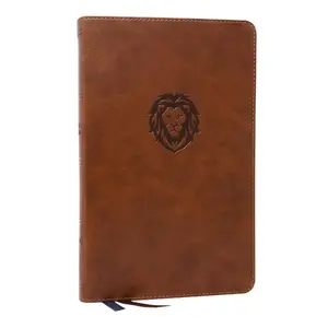 NKJV, Thinline Bible Youth Edition, Leathersoft, Brown, Red Letter, Comfort Print: Holy Bible, New King James Version
