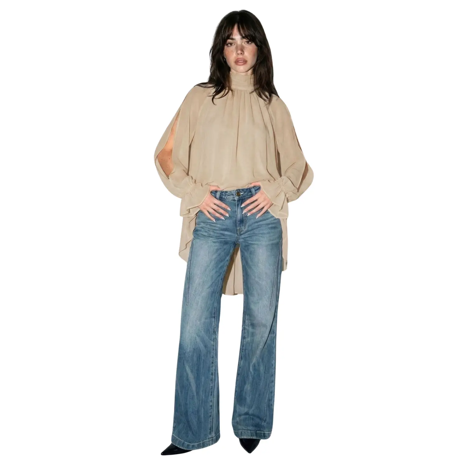 Firenze Cape Blouse (Pre-Order)