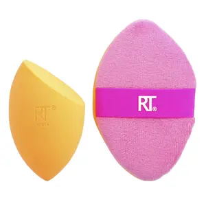 Real Techniques Miracle 2-in-1 Powder Puff & Miracle Complexion Sponge®, 2 Piece Set