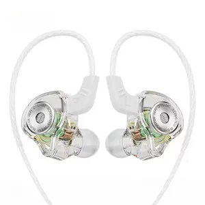 QKZ AK6-Ultra Subwoofer Headphones with Microphone for Sports HIFI Running and Gaming Mobile Phone Remote Control Built-in Mic