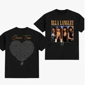 Retro Ella Langley T-shirt, New Album 2026 Shirt, Ella's Fella Shirt, Western Country Concert Shirt, Choosing Texas, Y2K Outfits