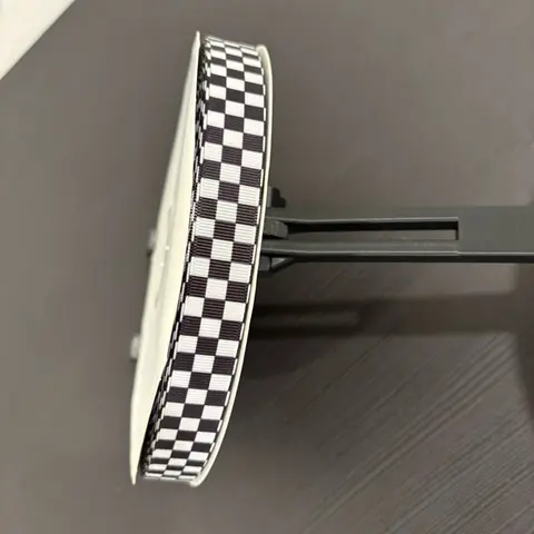 6/8" Checkered Print Grosgrain Ribbon - 100-Yard Roll - Crafts 