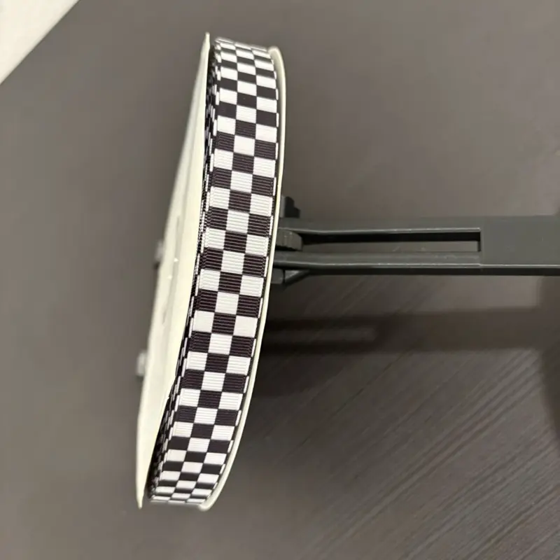 6/8" Checkered Print Grosgrain Ribbon - 100-Yard Roll - Crafts 