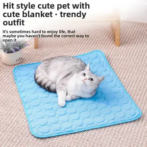 Pet Cooling Mat Pad, Washable Pet Bed for Summer Comfort, Perfect for Dogs and Cats at Home and in Cars