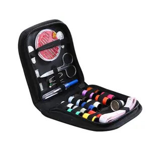 27-Piece Portable Sewing Kit, Ideal for Home Travelers Adults Beginners Emergencies, Includes 14 Sewing Threads Scissors Needles Measurement Tools
