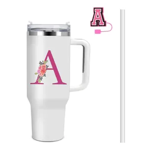 Personalized Gifts for Women,Birthday Gift for Sister,Wife,Best Friend,Monogrammed Customized Gifts,Travel Tumbler,Iced Coffee Tumbler,for Christmas,Halloween-S