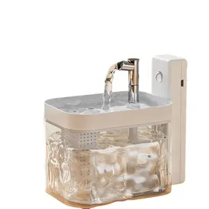 USB-Charged Pet Water Fountain for Cats - New Model, Quiet Circulating Design, 10-15 Days Long-Lasting Use