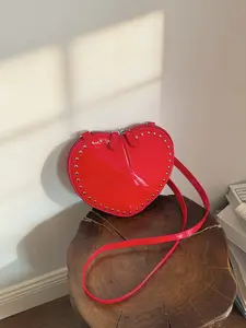 Women's New Fashion Crossbody Bag with Studs, Simple Shoulder Bag for Ladies, Perfect for Shopping and Daily Use, Ideal Gift