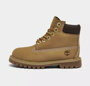 Timberland 6 Inch Premium Boot Toddler Wheat Durable Water-Resistant Classic Style with Rubber Outsole Steel Toe Cap and Reinforced Ankle for Outdoor Play