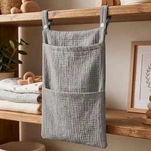 A Baby Bedside Hanging Bag Storage Bag Multifunctional Storage Cart Hanging Bag Storage Bag Hanging Bag