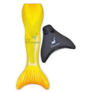 Yellow Tang Mermaid Tail Set