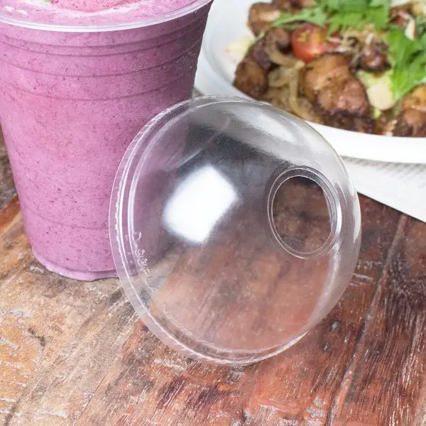 Karat Earth 12-24oz PLA Eco-Friendly Dome Lids (98mm) - 1,000 pcs Karat Earth 12-24oz PLA Eco-Friendly Dome Lids (98mm) - 1,000 pcs