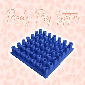 7x7 Peachy Prep Station | Pen Drying Holder for Epoxy & Resin Pens