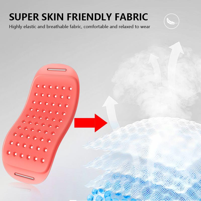 Zerelux Red Light Therapy Belt - Red and Infrared Red Light Therapy, suitable for body, back, and shoulder pain -660nm and 850nm near-infrared heating pads - adjustable and portable, helpful for health and relaxation