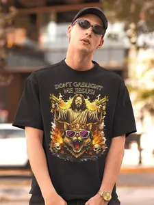 Don't Gaslight Me Jesus Shirt - Dungeon Crawler Carl,Princess Donut and Mongo,Fantasy Bookish