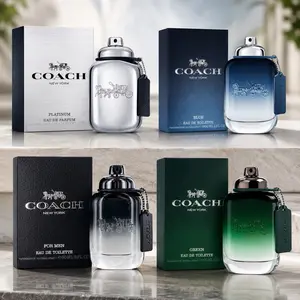 Coach Mega Bundle Fragrance Spray (Green, Platinum, Signature, Blue) - 3.3 FL. OZ