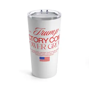 Red & White Trump 2024 Victory Tumbler – Stylish & Durable Travel Mug for Supporters 20oz