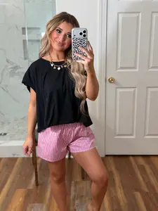 Black Athletic Top ￼