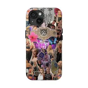 Retro Liv Morgan iPhone Tough Case – Watch Me WWE 2025 Wrestling Cover, Durable Protection for iPhone 11 12 13 14 15 16 17