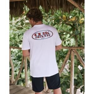 Quiksilver | Blends Short Sleeve T-Shirt | Men's Graphic Print Soft Hand Feel | Everyday Wear