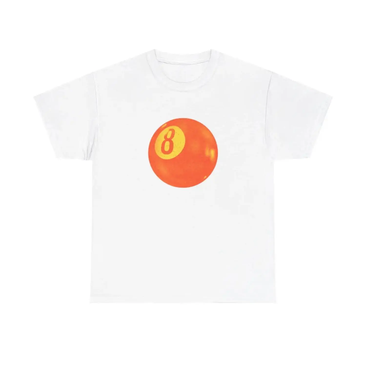 Summer T-Shirts 8 Ball Aesthetic T-shirt, Unisex Cotton Streetwear Tee, Trendy Graphic Top for Men & Women