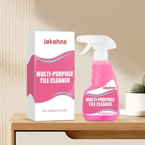 Jakehoe Multi-Purpose Tile Cleaner, Living Room Kitchen Floor Stain Removal Brightening Cleaning Polishing Oil-Free Clean Stain Remover